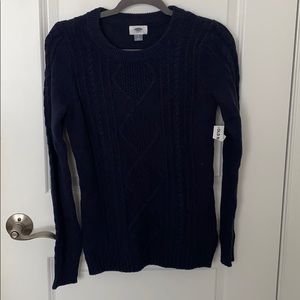 old navy cable knit sweater
